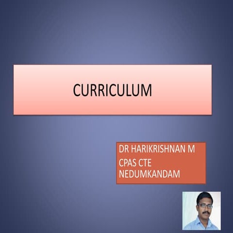 Curriculum