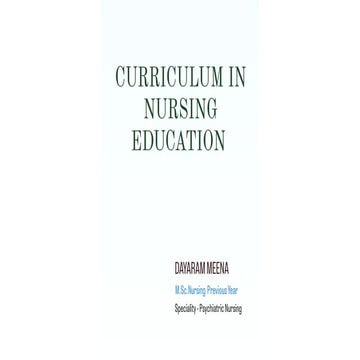 CURRICULUM.Pptx in education and Nursing Education