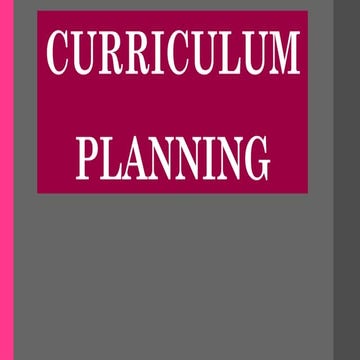 CURRICULUM-NURSING EDUCATION AND COMMUNICATION TECHNOLOGY
