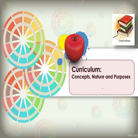 Curriculum planning and Curriculum design