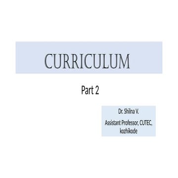 Approaches in curriculum concentric spiral pptx