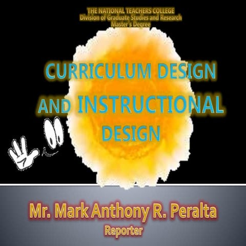 Curriculum and instruction