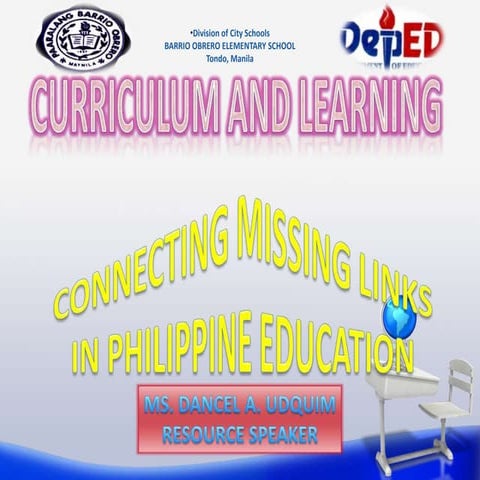 Curriculum and learning