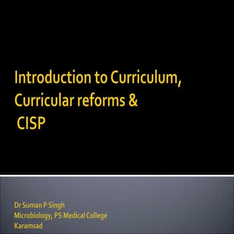 Curriculum & CISP program-Suman 2012-2.ppt