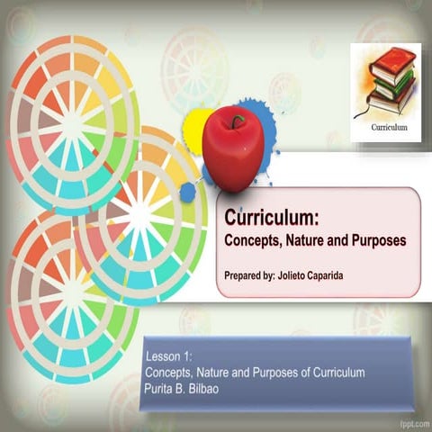Curriculum Concepts, Nature and Purposes