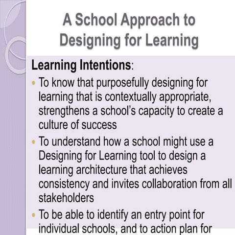 Curriculum design presentation 2012