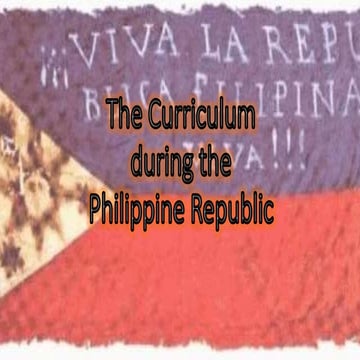 Curriculum development