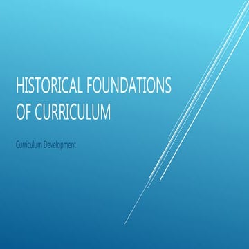 History of Curriculum Development in the Philippines | PPTX