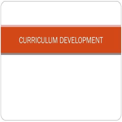 Curriculum development in the philippines