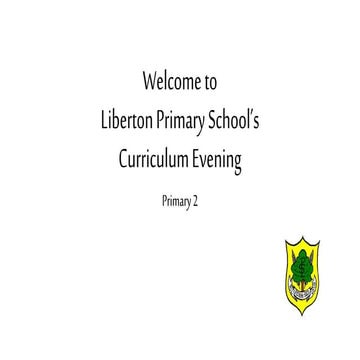 Curriculum evening p2