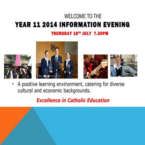 Curriculum information yr11 night 2013student jpc