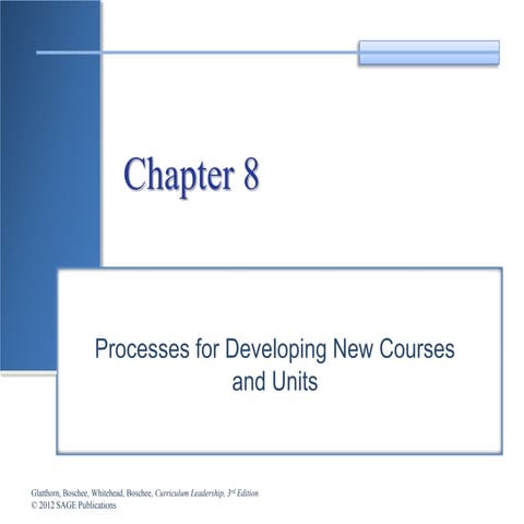 Curriculum leadership chapter 8 powerpoint