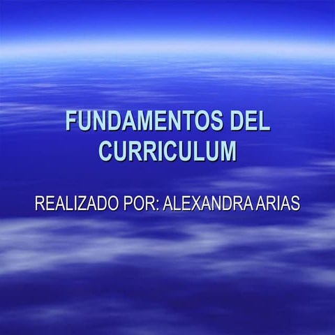 Curriculumm