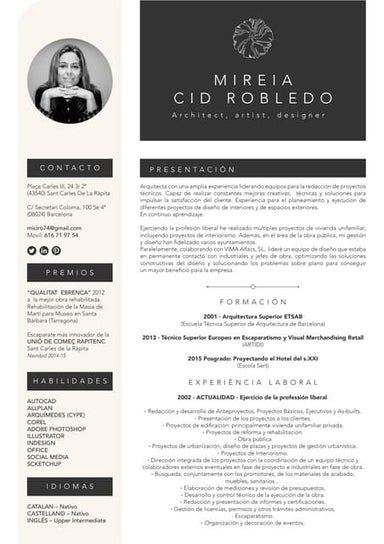 Curriculum Mireia Cid Robledo