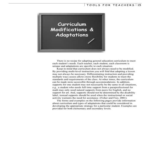 Curriculum modifications and_adaptations