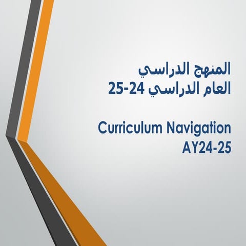 Curriculum navigation for any curriculum