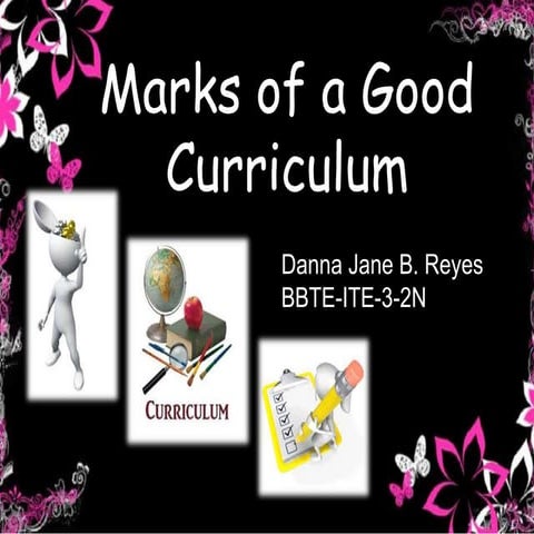 Curriculum powerpoint | PPT