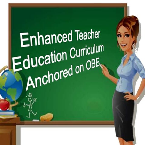 enhanced teacher education curruculum anchored on obe (mr.balana)