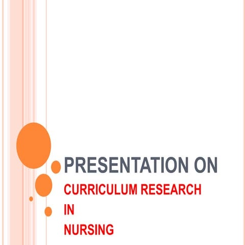 Curriculum research