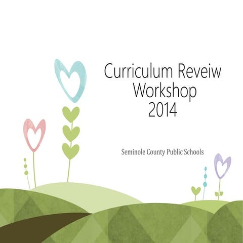 Curriculum Review 2014 Performance vs proficiency