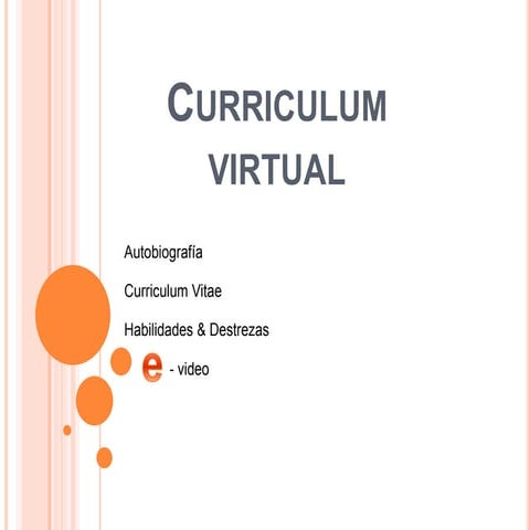 Curriculum virtual