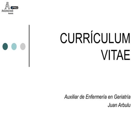 Curriculum vitae