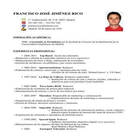 Curriculum Vitae