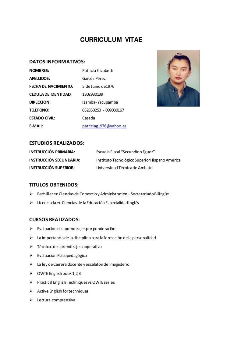 curriculum vitae ciriculum vitae