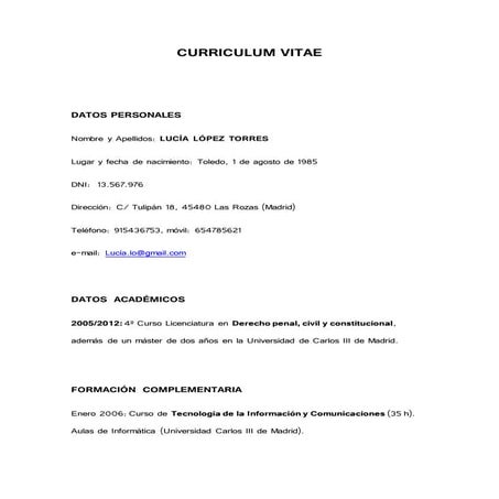 Curriculum vitae . | DOCX
