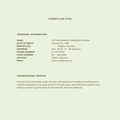 cv doris | RTF