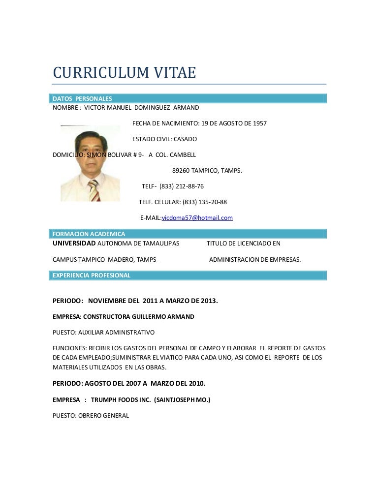 Curriculum Empresarial Curriculum Empresarial