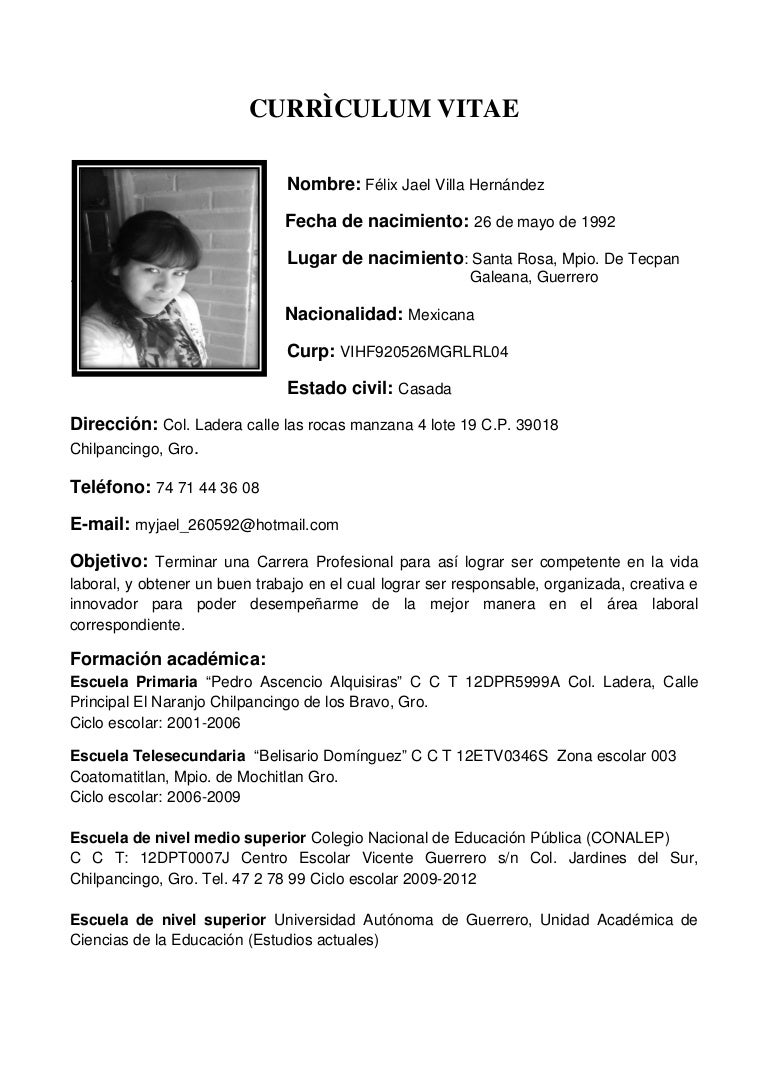 curriculum vitae modelos de curriculum vitae