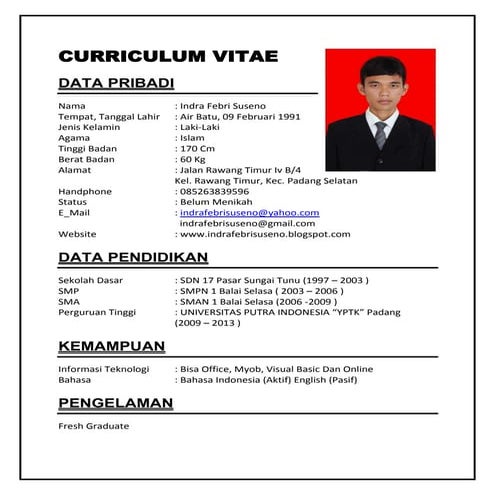 Curriculum vitae