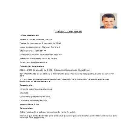 Curriculum vitae (1)