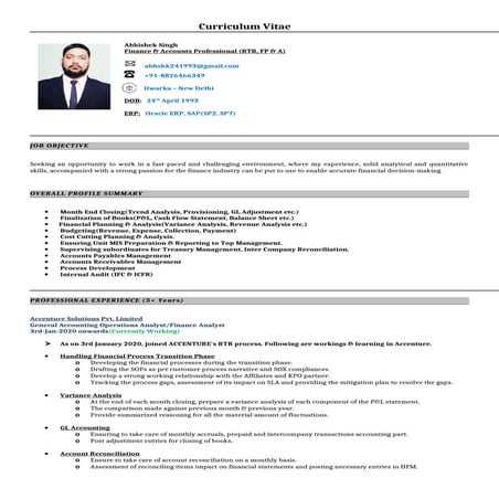 Curriculum vitae 2021