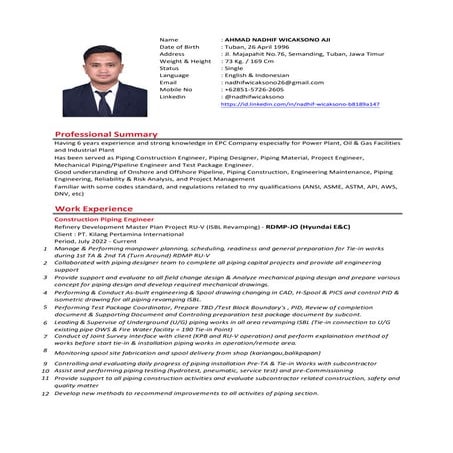 CURRICULUM VITAE PERSONAL INFORMATION ASHIRU AHMAD visual data 2