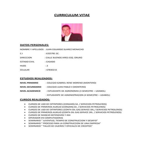 CURRICULUM VITAE 2015 FACUNDO MARTIN MAIDANA con REF (1) | DOCX