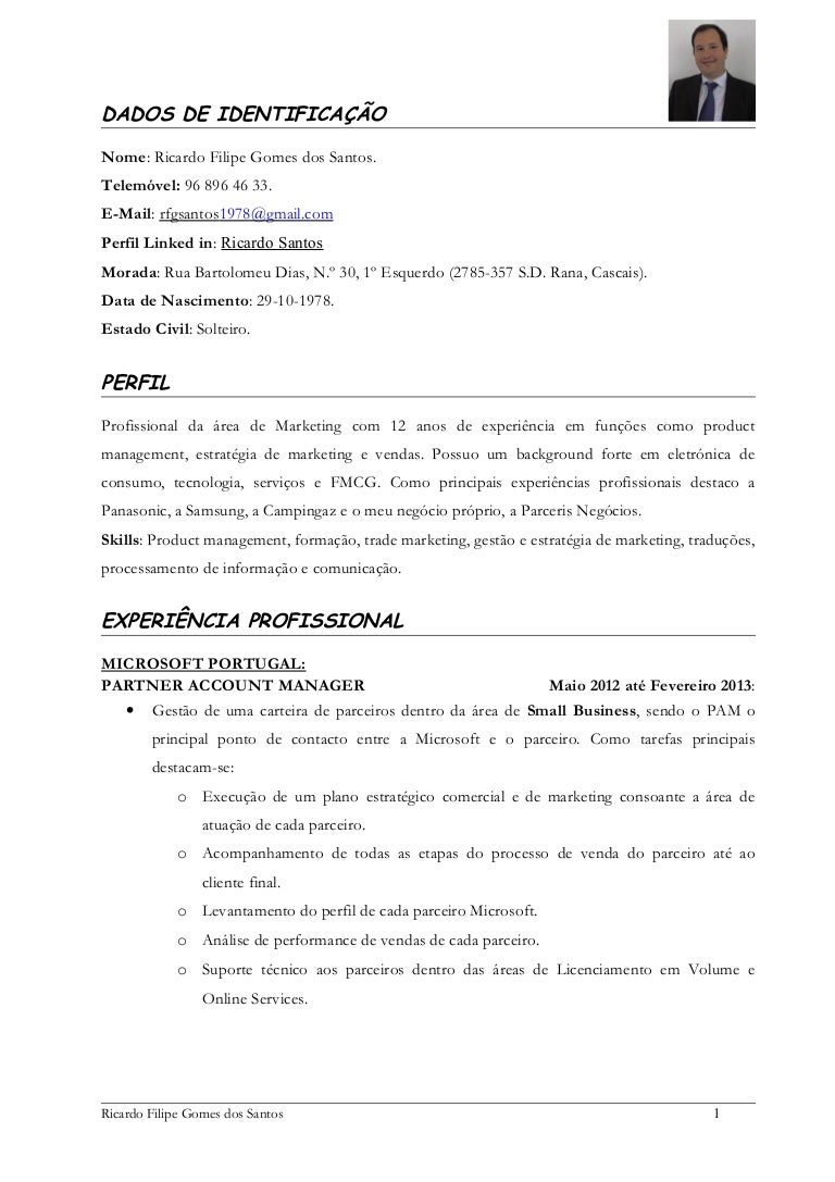 Curriculum vitae pt image