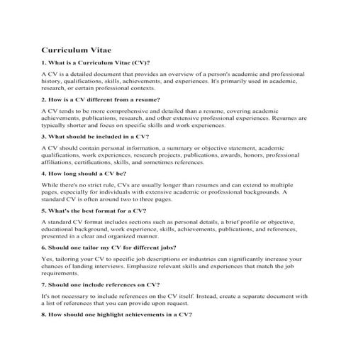 curriculum vitae question Answers ANSHU.docx