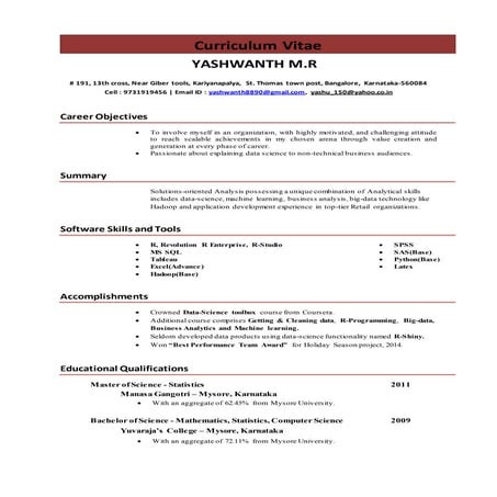 Curriculum Vitae