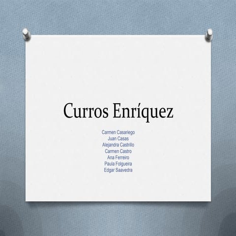 Curros EnríQuez