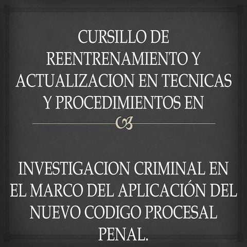 Temario criminalistica | DOCX