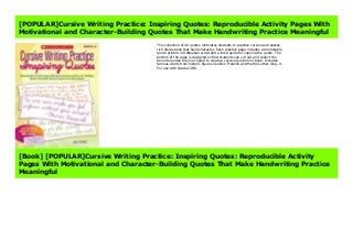 'cursive' on SlideShare