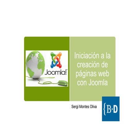 Iniciación a la creación de páginas web con Joomla