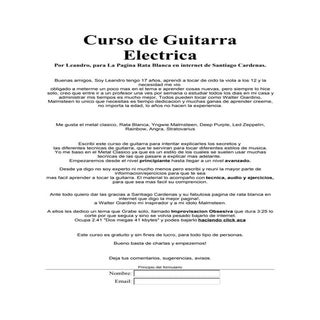 Curso de-guitarra-electrica