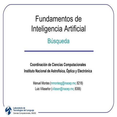 Inteligencia Artificial
