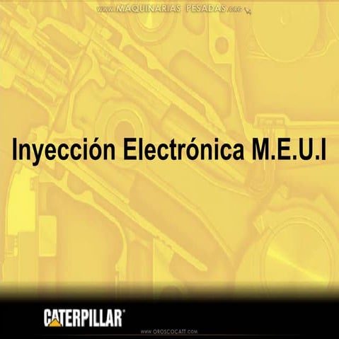 Curso inyeccion-electronica-meui-maquinaria-pesada-caterpillar