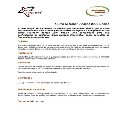 Apostila completa de access | PDF