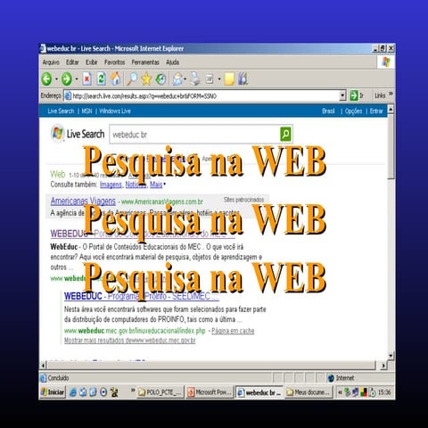 Curso Pesquisa Weblinux
