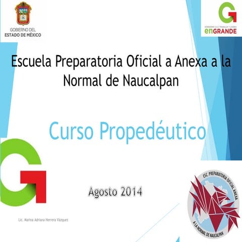 Curso propedéutico de Redacción y Ortografía.  